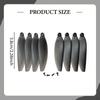 8 Pieces Drone Propellers with Release Portable Lightweight Spare Parts 2.28inch for E88Max S1S M8