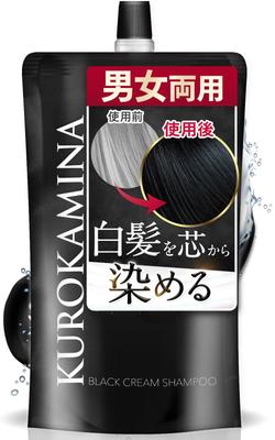 Developed by AGA Clinic and Pharmaceutical KUROKAMINA Cream Shampoo for Gray Color Color Sensitive and 300g [Jointly Company] Hair, Shampoo,