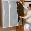 Super Large Transparent 3D Zipper Clothes Dust Cover Wardrobe Storage Bag Waterproof Dustproof Suit