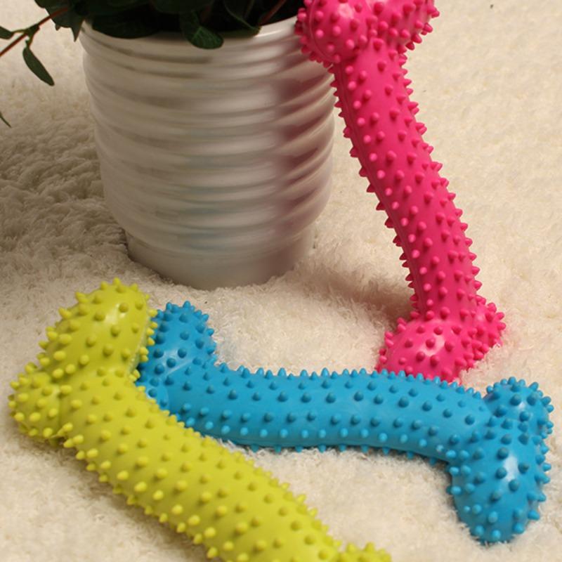 Pet Supplies, Cat and Dog Toys, Spiked Bones, Dog Bites Resistant, Teeth Grinding, Large and Small Sizes