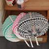 Bamboo Straw Woven Fans Natural Hand Fan Home Decor Rattan Fan  Bedroom
