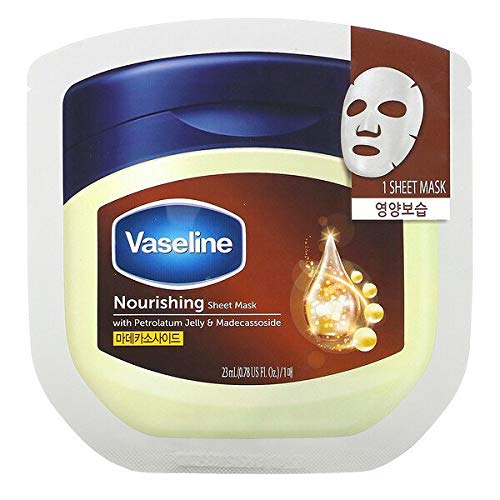 Vaseline Sheet Mask Pack Brown 10 Piece Set (Nutrition)