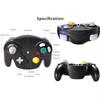 Game Controller for GameCubes NGC Game Console with 2.4GHz Adapter Wireless Gamepad for Nintendo Gamecube Joystick