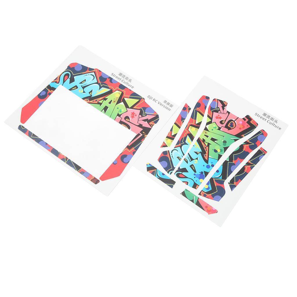 RC Drone Sticker Removable Anti Scratch PVC Bright Colors Precise Cutting Bubble Free Skin Wrap for DJI Mini 3