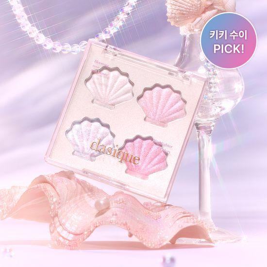 DASIQUE Shine Glow Highlighter Palette 5.5g 01 Twinkle Mermaid (Mermaid)