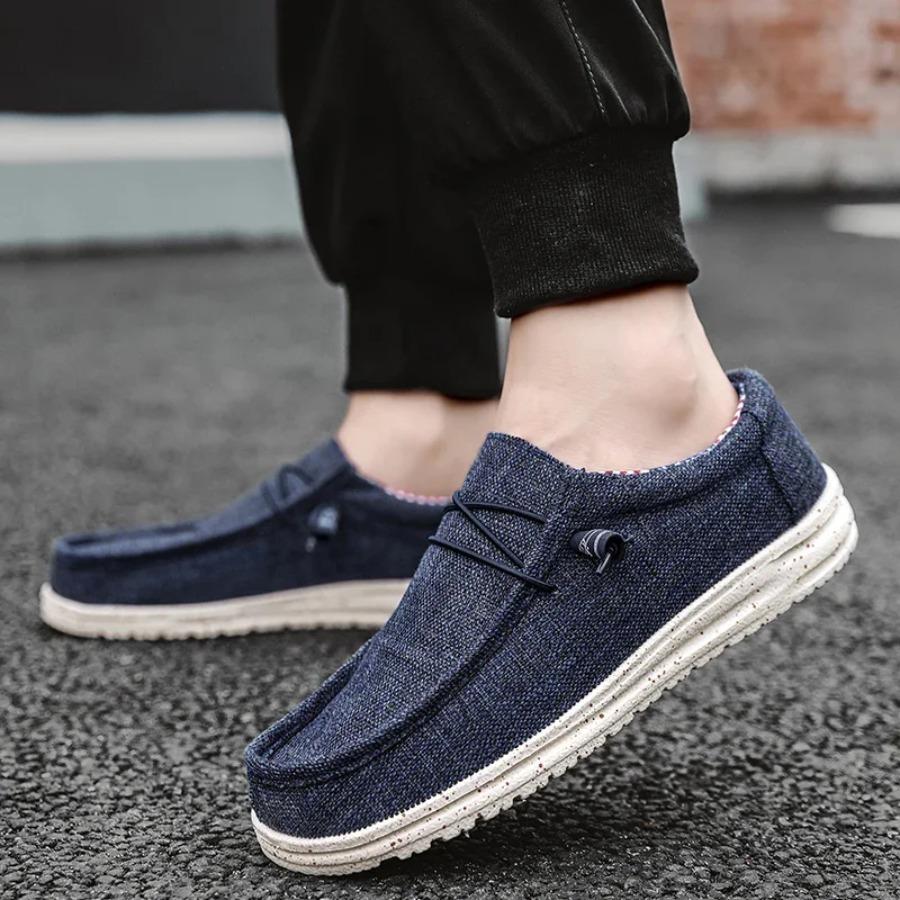 Men  New Leisure Sneakers Spring Summer Breathable Lightweight Outdoor Canvas Shoes Large Size Men's Shoes Walking Loafers