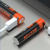 Micro-USB 1,5V AAA-Größe Li-Ionen Wiederaufladbare Batteriezelle 1000 mWh 690 mAh USB-Laden aaa Batterien