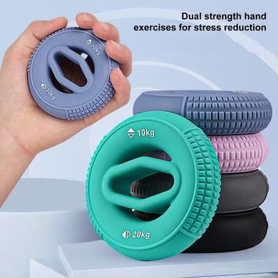 Hand Grip Ring Compact Size Lightweight Portable Stress Relief Forearm Hand Grip Strengthener Wrist Muscle Trainer