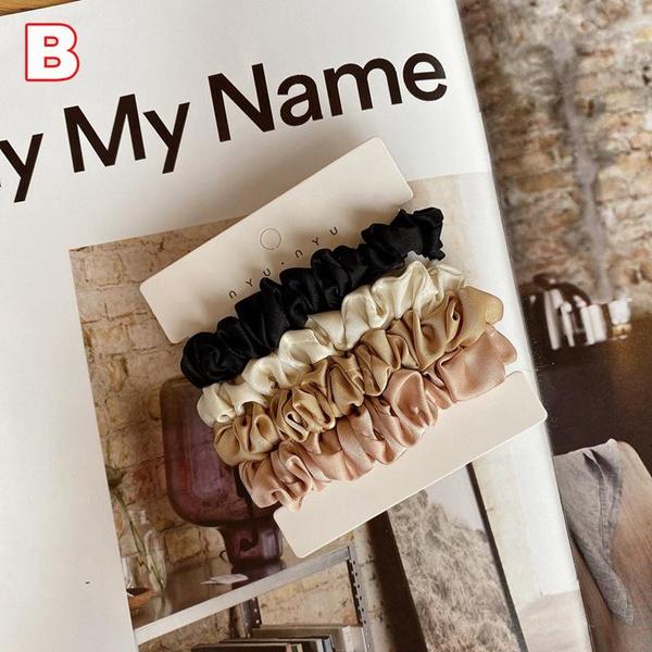 

4 шт. шелковые атласные резинки для волос, уход за волосами, шелковые узкие резинки для волос, набор эластичных резинок для волос для женщин и девочек, эластичная повязка на голову, резинка для волос с эффектом тонкого кишечника