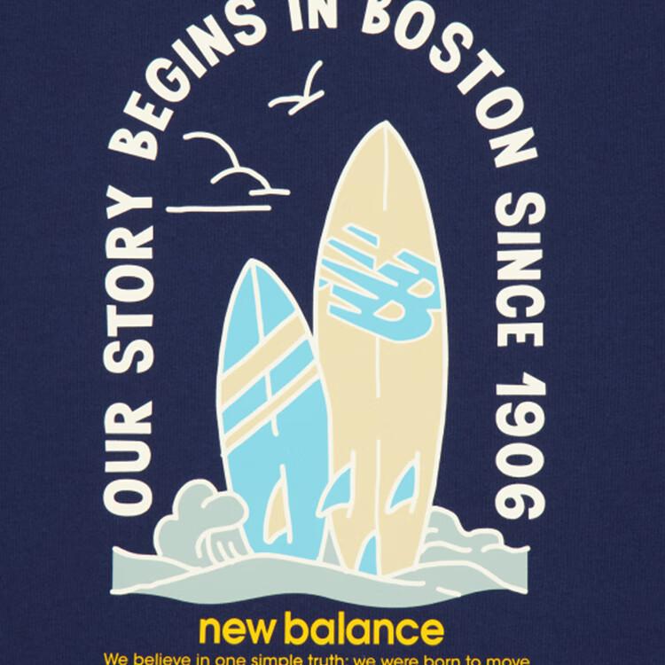 New Balance SS25 T Shirt Men's Marine Blue AMT52392-NNY
