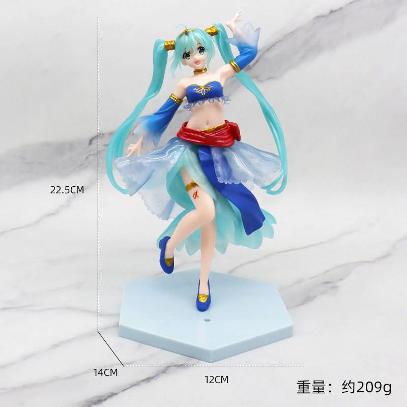 21CM Anime Hatsune Miku Artist MasterPiece Princess Arabian Ver Dress Up Model Toy Gift Collection Action Model PVC Doll