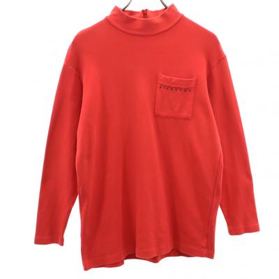 Made In Japan Long Sleeve High Neck T-shirt No. 9 Red Women Used