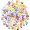 100Pcs Colorful Mini Easter Eggs Bulk Decorative Foam Easter Eggs for DIY Crafts Basket Stuffers Decoration Party Favors Supplies