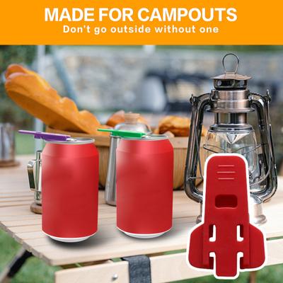 2 pezzi apri barattoli per bevande forniture da cucina ergonomiche apri birra manuale in tinta unita dispositivo di rimozione barattoli strumento da cucina bottiglia aperta durevole