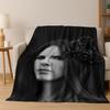 2026 Lana Del Rey Lizzy Grant Cantante Arte Coperta di Flanella, Morbida e Accogliente Coperta da Divano per Casa Camera da Letto Letto Divano Picnic Ufficio Coperta