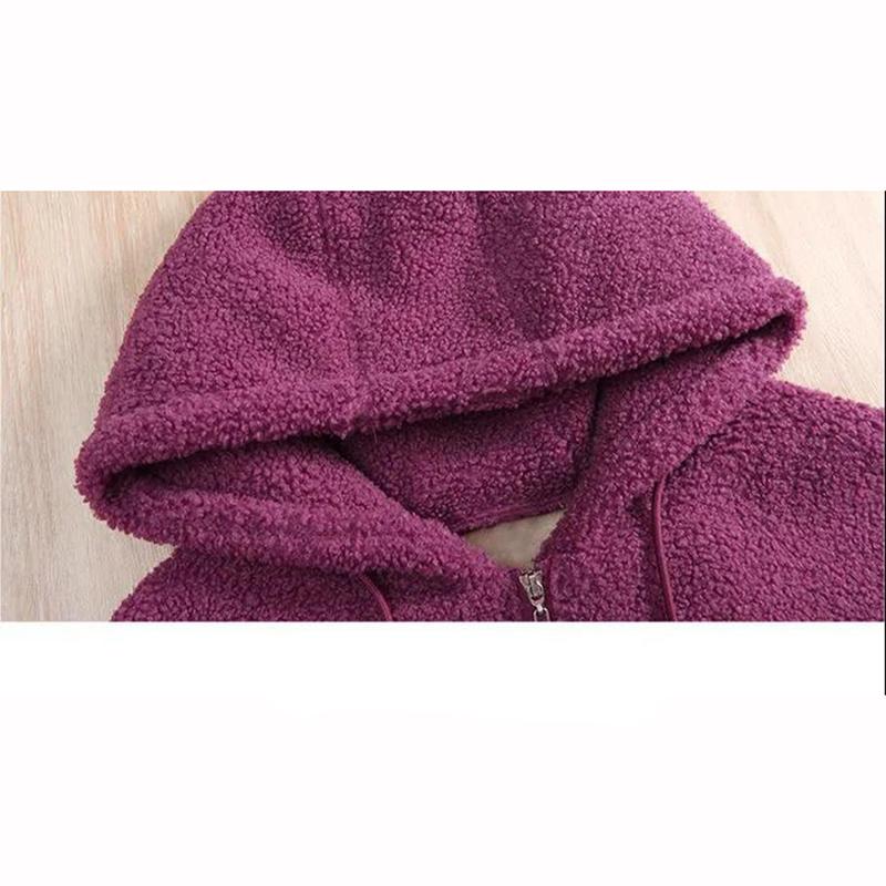 Velvet Fleece Hoodie Women's Thickened Loose Zipper Cardigan Outerwear Autumn Winter Casual Streetwear