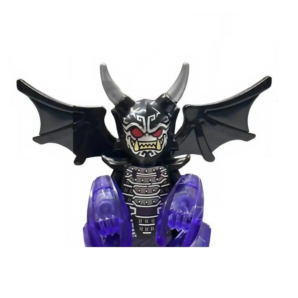 8cm Ninja Set Building Blocks Woodfire Dragons Forbidden Five Mini Action Figure Toys