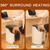 Under Desk Electric Foot Heater Foldable Leg Warmer with Thermostat & Auto Shut Off for Office Home Timer Temp Adjustable