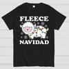 Fleece Navidad Unisex 100% Cotton Summer Casual Cool Loose T-Shirt