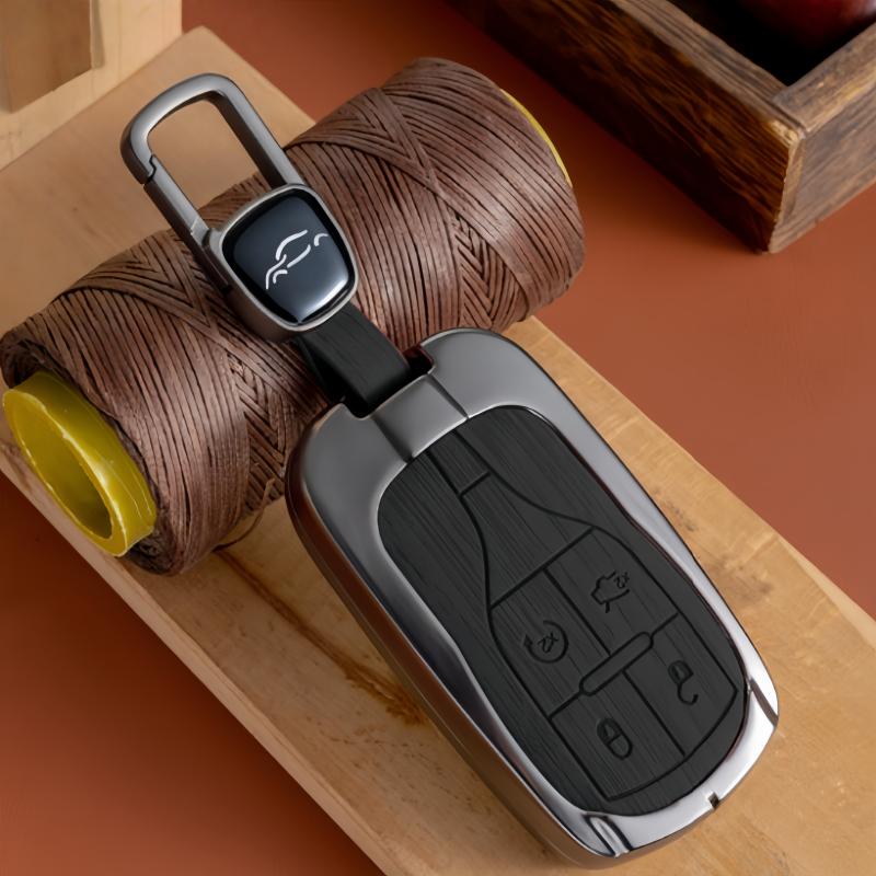 Aesthetic Wooden Pattern Key Cover Suitable For Maserati Ghibli Levante Quattroporte 2014-2024 Accessories