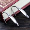 20*10mm 20pcs/Lot 316 Stainless Steel Gold Plated High Quality Earring Hooks Wire Settings Base Settings Whole Sale