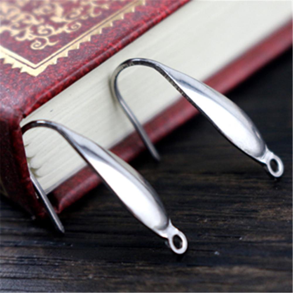 20*10mm 20pcs/Lot 316 Stainless Steel Gold Plated High Quality Earring Hooks Wire Settings Base Settings Whole Sale