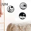 Metal Wall Art 3Pcs Boho Decoration, Vintage Hollow-out Decor, Silhouette Decor for Bedroom Sculpture, Minimalist Hanging Ornament Living Room Office