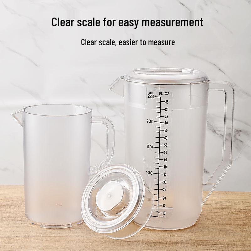 High-Temperature Resistant Large Capacity Plastic Cold Water Kettle for Milk Tea, Juices, and Catering