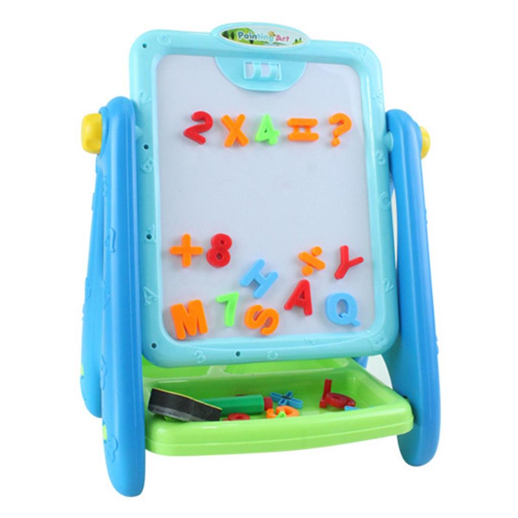 Art Easel for Kids, Double-Sided Easel, Board for Toddler, Art Accessories with and Letters, Educational Toys