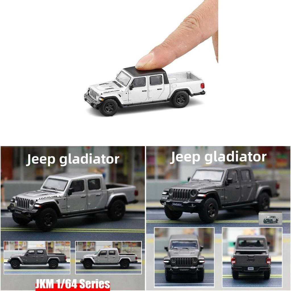 1:64 Scale Diecast Jeep Gladiator Pickup Truck Model With Inertia Control For Collectors
