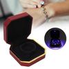LED Bracelet Storage Box Portable Elegant Jewelry Bracelet Display Case   for Wedding Proposal