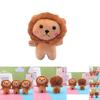 Cute Plush Lion Keychain Toy Soft Short Plush Stuffed Animal For Kids