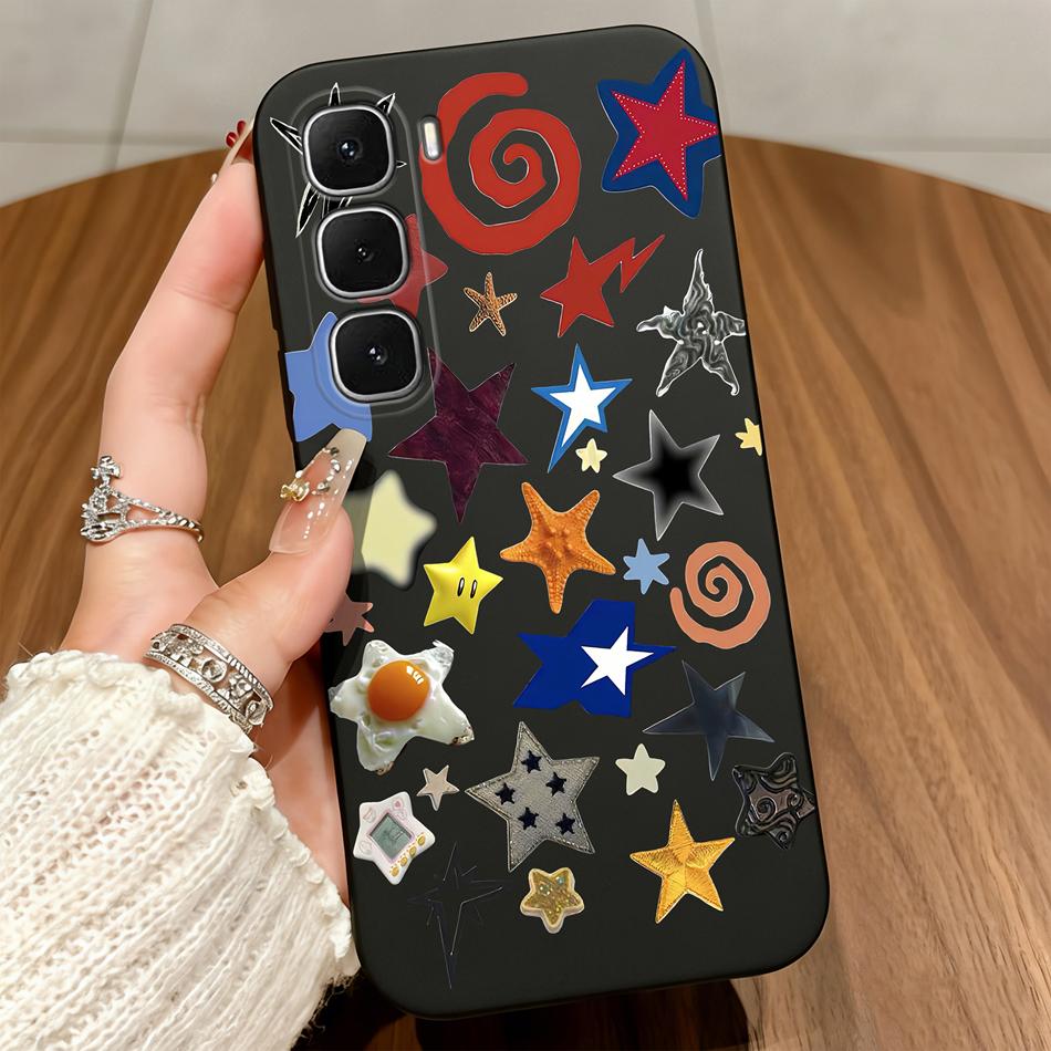 Creative Phone Case For infinix Hot 60 50 Pro Plus 60i 50i 40i 30i 20i 20S Hot 20 30 4G 5G 20Play 30Play Soft Matte Back Covers