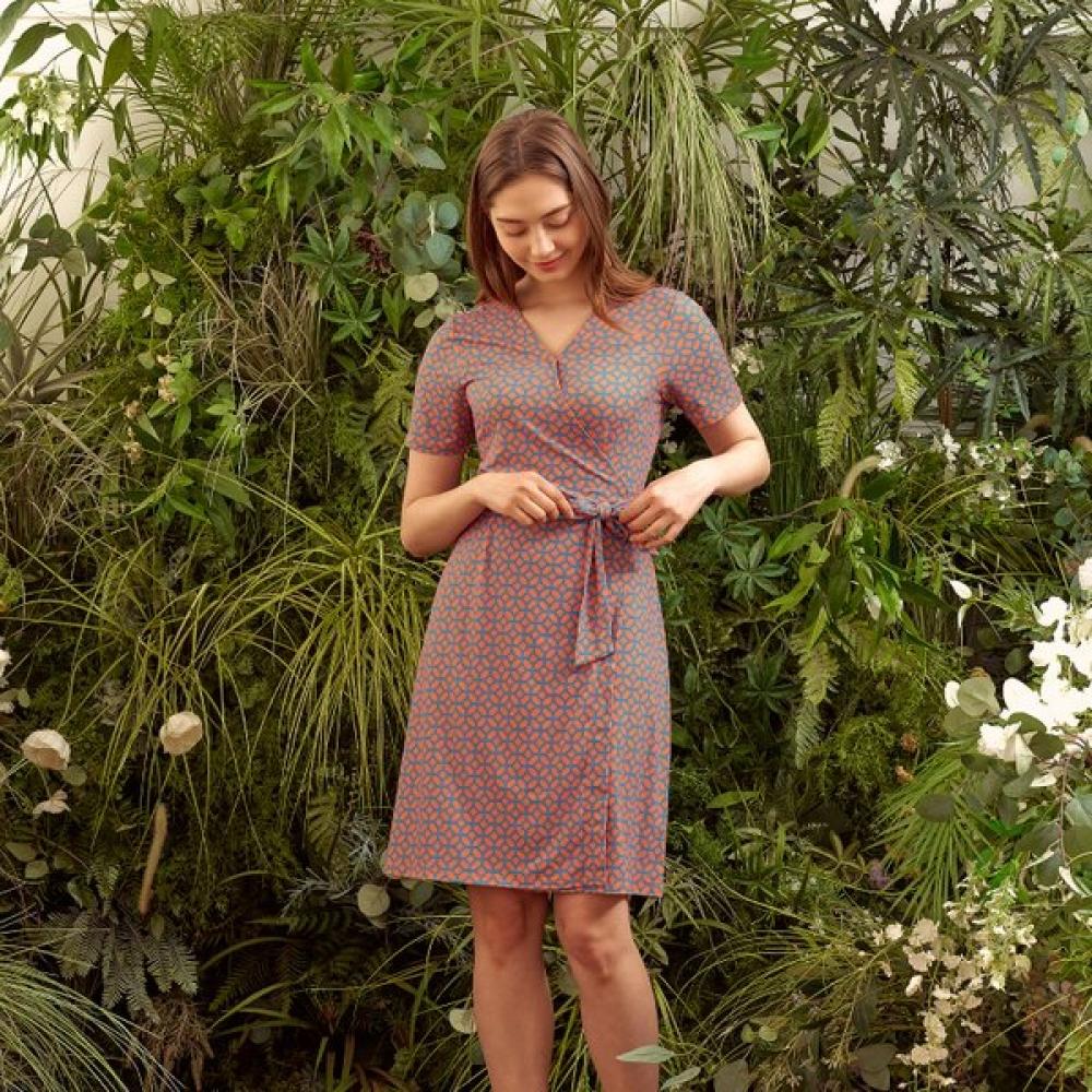 Lipbbam Creora Leoni Midi Wrap Dress Ldm03oz01