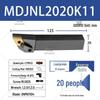 93° CNC Lathe Tool Holder for Outer Diameter Cutting - MDJNR/MDJNL Series