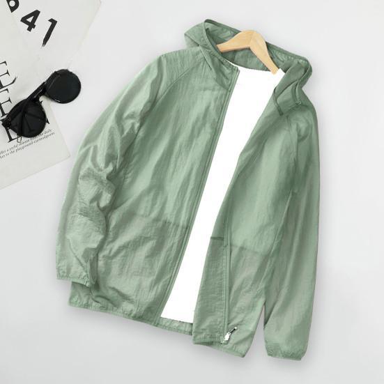 3XL Leichte Kapuzenjacke für Sommer-Outdoor-Sport und Angeln