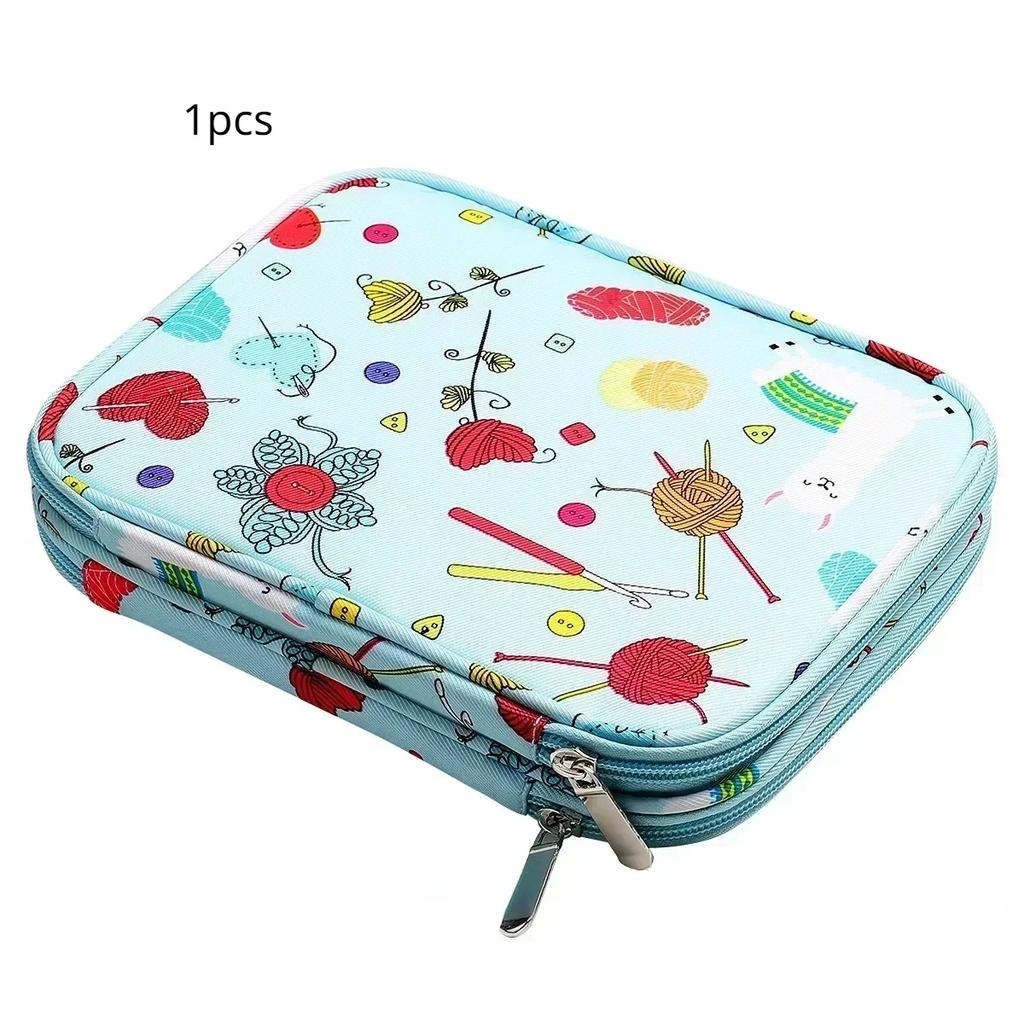 Knitting Bag Sewing Organizer Storage Boxes Oxford Ruler Scissors Arts Crafts Homes Garden. Accessories Zipper Knit Home