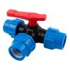 20/25/32/40/50mm PVC PE Tube Tap Water-Splitter Plastic Quick Valve Connector Garden Farm Irrigation/Water Pipe Fittings
