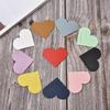 Heart-Shaped PU Leather Bookmark: Creative Mini Page Clip & Book Corner Protector.