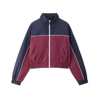 GIORDANO CONCEPTS Women's 2025 A/W Color-block Stand-collar Jacket