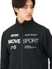 Sweat Descente Soft Warm Stand Jacket Stretch Thermal Training Running BK L [Move Sports]