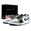 Air Jordan 1 Low Top Vintage Basketball Shoes Unisex Black Gray DC0774-101(Team1053-BOX)