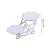 Metal Rod Fruit Plate Dessert Stand with Multiple Layers Detachable Cupcake Stand Holder 3 Tiers Cake Display Racks