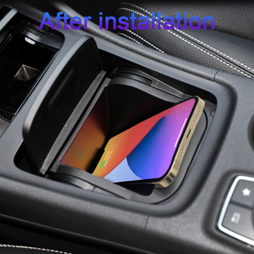 For Mercedes-Benz MB A Class B Class GLA Class 2014 2015 2016 2017 2018 2019 15W QI Fast Phone Wireless Charger Car Accessories