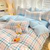 Cartoon Dormitory Three-piece Set Single Bedding Quilt Cover Double Bed Sheet Four-piece Set