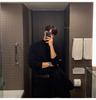 Men's Korean Style Mid-Neck Knit Sweater - Long Sleeve, Loose Fit, Solid Color, Autumn/Winter Layer