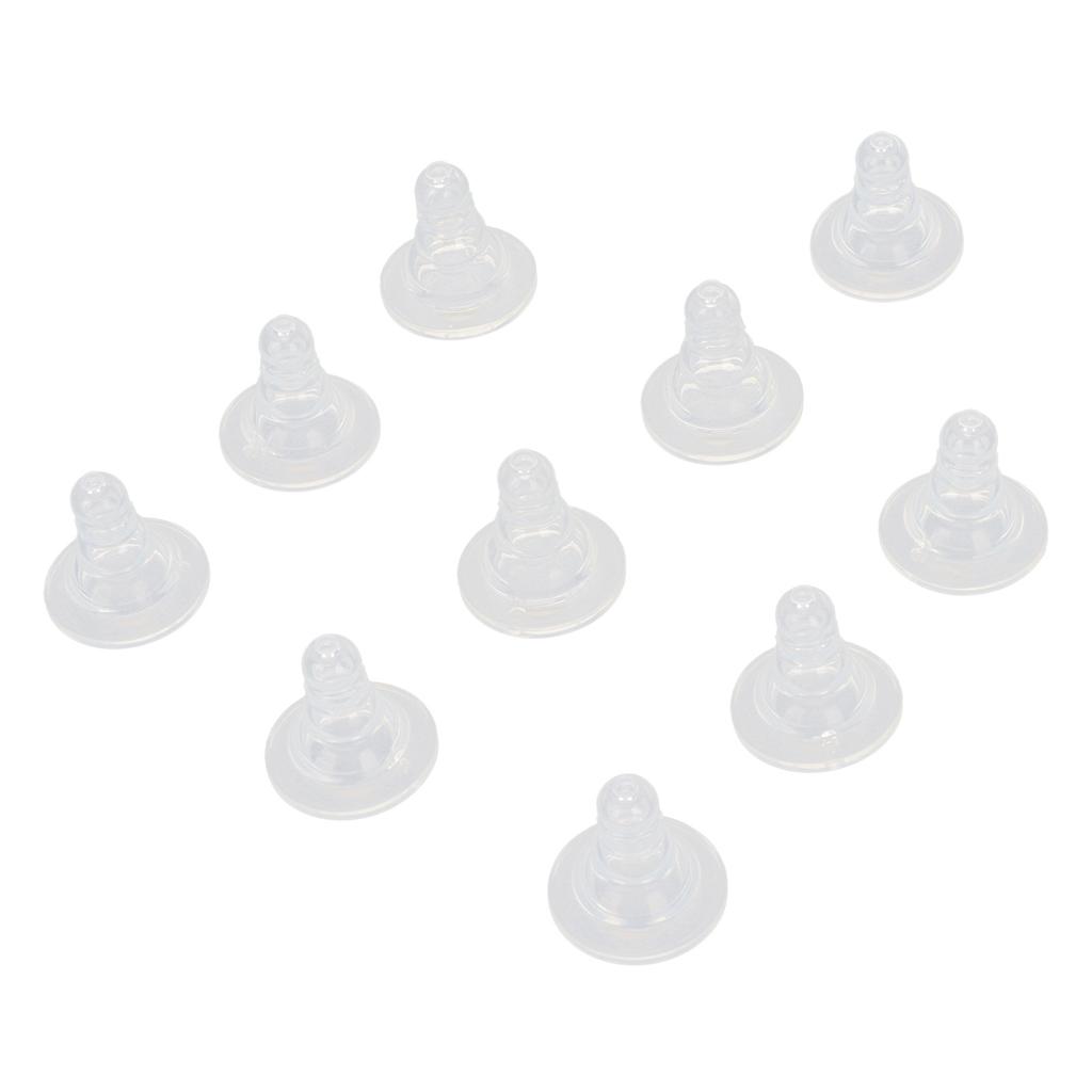 10 Buc. Tetină Alăptare Capră Silicon Moale Îngroșat Tetine Alăptare Miel pentru Porc Oaie Bovine