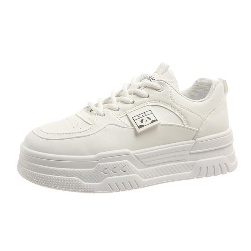 Fashion Simple Design Women Platform Sneakers Fashion Comfortable Lace-up Small White Shoes Student Board Shoes Non Slip Vulcanized Shoe