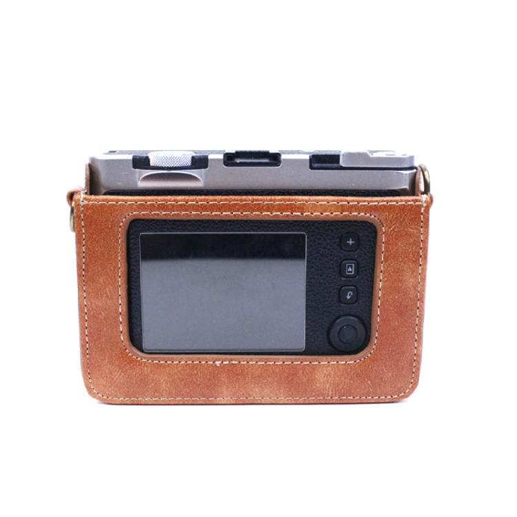PU Leather Camera Case for Mini EVO Instant Camera with Adjustable Strap