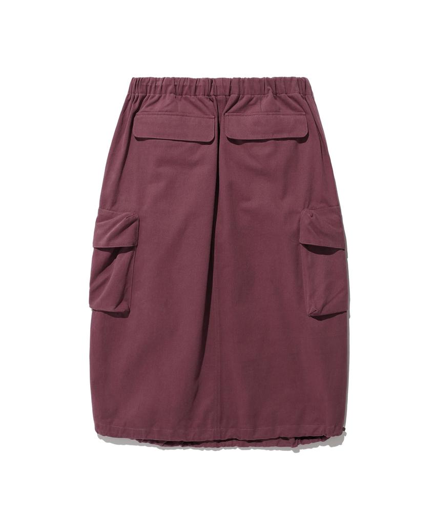 Nice Ghost Club Cotton Midi Skirt_Brick(Ng2Dffpa90A)